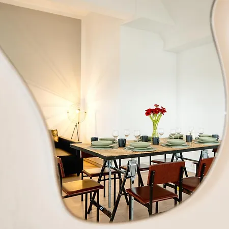 Apartment Big Urban Loft - Bis Zu 20 Personen - 180qm - 180 Grad Skyline Balkon *