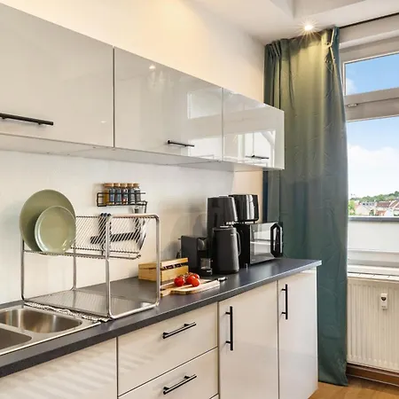 Big Urban Loft - Bis Zu 20 Personen - 180qm - 180 Grad Skyline Balkon Lägenhet *